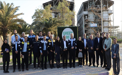 بازدید تیم ارزیابی صنعت سبز اداره‌کل حفاظت محیط‌زیست استان خوزستان از مجتمع پتروشیمی فن‌آوران