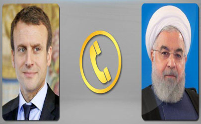 دکتر روحانی : تشدید تحریمها علیه ایران توسط آمریکا برای بقاء برجام مشکل آفرین است/ اروپا در راستای تامین منافع مشروع ایران و ایجاد آتش بس در جنگ اقتصادی آمریکا تلاش کند/ مکرون: متاسفانه همواره افراطیونی ازتلاش کشورها برای رسیدن به صلح ممانعت می کنند 