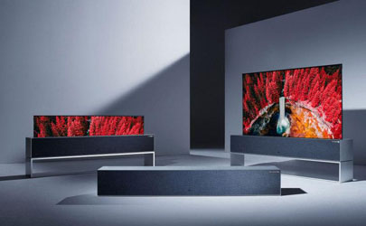 تلویزیون رول شونده  LG’s Rollable OLED یکی از پریمیوم ترین تلویزیون‌های موجود در بازار
