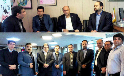 بازدید مدیر امور شعب بانک ایران زمین از شعب همدان 