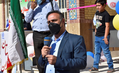 مدرسه امید تجارت در روستای ریگون سپیدان افتتاح شد