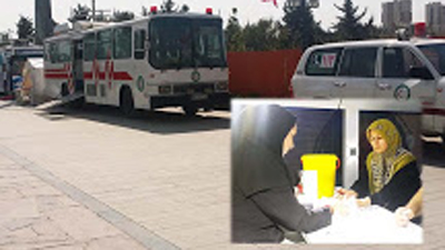 پایش قندخون بیش از 2000نفر از شهروندان در دریاچه شهدای خلیج فارس