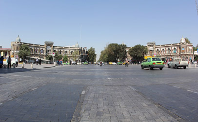 بازسازی میدان تاریخی حسن آباد به پایان رسید