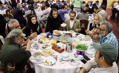 ضیافت افطار جشنواره «چهل چراغ» برگزار شد