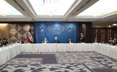 درهای ایران روی دولت و شرکتهای ژاپنی باز است/ نباید اجازه دهیم کشور ثالثی در روابط دوستانه ایران و ژاپن اخلال ایجاد کند/ آمریکایی ها ناچارند راه بدون خاصیت و پر از ضرر تحریمها را رها کنند
