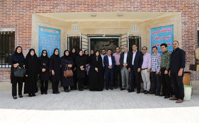 بهره برداری از کتابخانه عمومی شهید رجایی شهرستان اسلامشهر