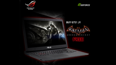عرضه بازی Batman:Arkham Knight  همراه با لپ تاپ گیمینگ ایسوس
