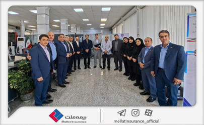 بازدید فرهادی پور و مدیران ارشد از شعب بیمه ملت؛ این بار کرمانشاه میزبان شد 