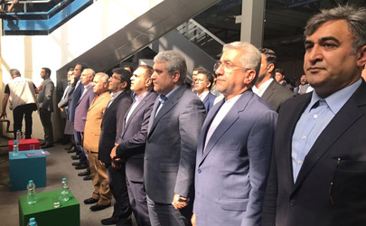حضور رئیس مرکز تحقیقات راه، مسکن و شهرسازی در افتتاح دوازدهمين نمايشگاه فناوري نانو