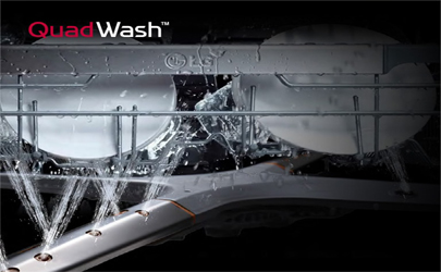 حفظ آسایش کاربران با ظروف تمیز و براق با ماشین ظرفشویی سازگار با محیط زیست QuadWash LG