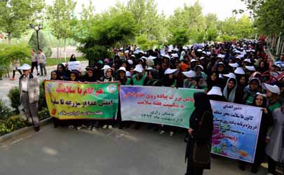 دهکده سلامت ،همایش پیاده روی، پردیس سلامت و برنامه های آموزش محور در مرکز پایتخت