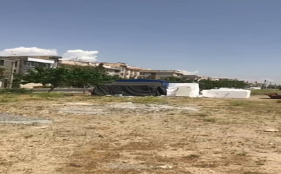 برخورد قاطع با یک فقره زمین خواری در شهرک گلستان منطقه ۲۲  