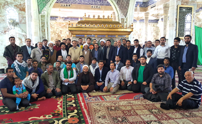 مدیر عامل بانک ملت با دانشجویان اعزامی به عتبات عالیات در کربلای معلی دیدار کرد