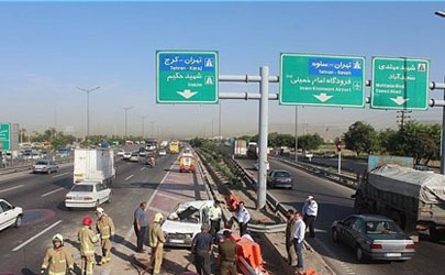 مرگبارترین بزرگراه‌های پایتخت آزادگان، امام علی (ع) و فتح با 30 درصد قربانی  