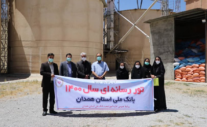 بازدید رسانه ای خبرنگاران همدانی از اقدامات حمایتی بانک ملی ایران از تولیدکنندگان