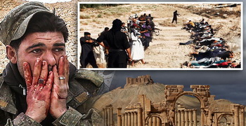 جنایت جنگی داعش در گودال مرگ + تصاویر (16+) 