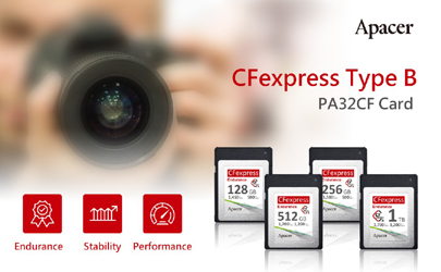 رونمایی از CF express  با درجه نظامی توسط شرکت اپیسربا ویژگی های استقامت بالا و ظرفیت چندگانه، انتخاب حرفه ای برای دوربین های نسل بعدی 