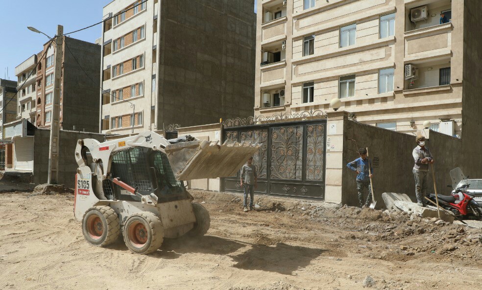 اجرای عملیات احداث و بهسازی خیابان پاییزان دو در منطقه ۱۹