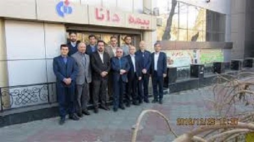 بازدید رئیس هیات مدیره بیمه دانا از شعبه مسجد کبود تبریز