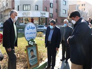  رونمایی آنلاین از پانزده پلاک نامگذاری شده به نام شهدا در منطقه پنج