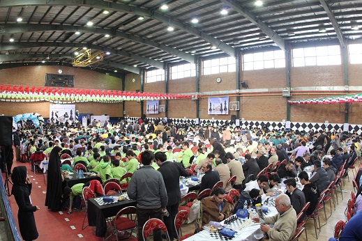 بزرگترین گردهمایی شطرنج کشور در شهرداری منطقه 11 تهران برگزار شد